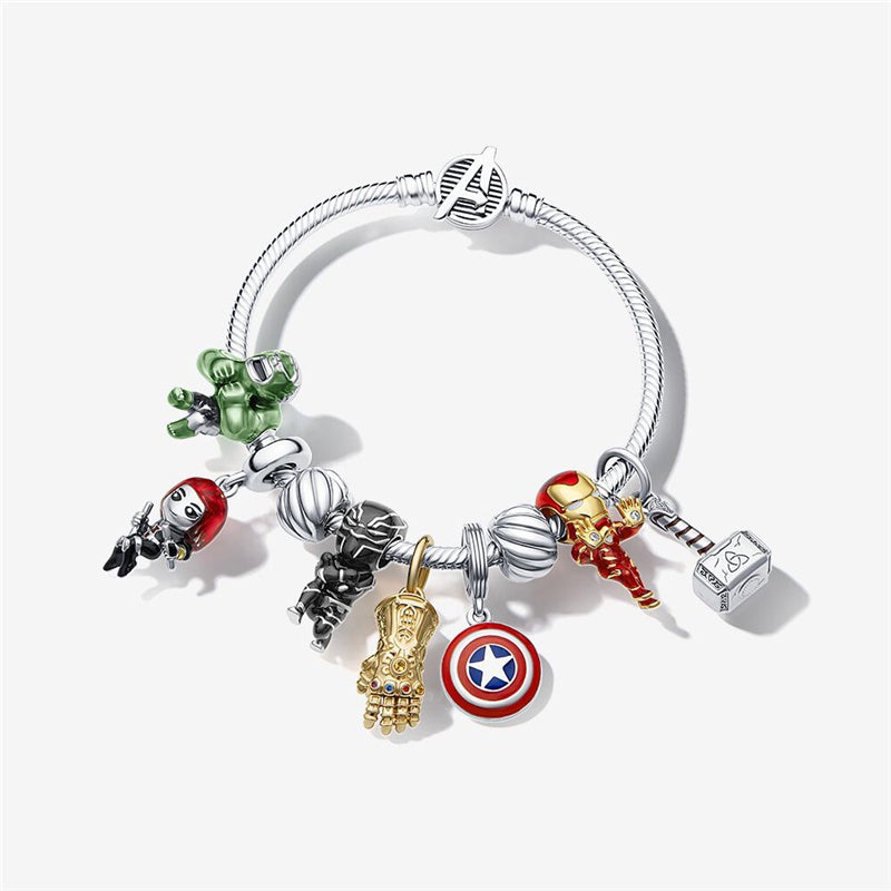 Bracelete Avengers - Prata 925